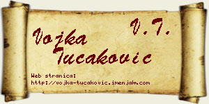 Vojka Tucaković vizit kartica